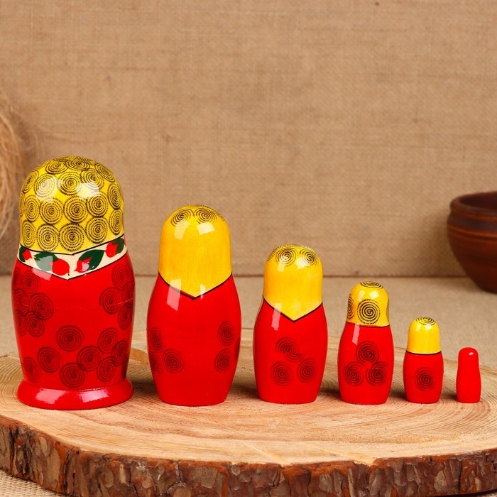 Матрёшка  Матрёшка "Семёновская", 6 кукольная, высшая категория