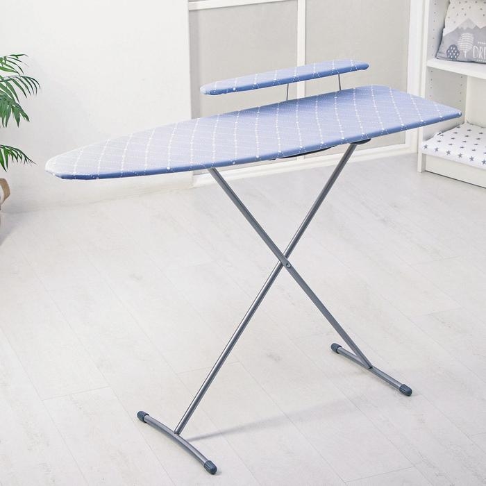 Доска гладильная Nika «Лина 4», 111,5×34,5 см, два положения высоты 70, 80 см, рисунок микс Доска гладильная Nika «Лина 4», 111,5×34,5 см, два положения высоты 70, 80 см, рисунок микс