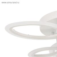 Люстра с ПДУ 661323/6 LED 126Вт диммер 3 режима 3000-6000К белый 65x65x8 см BayerLux