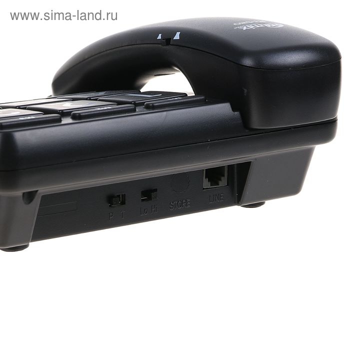 Проводной телефон Ritmix RT-520, световой индикатор, настольно-настенный, черный Проводной телефон Ritmix RT-520, световой индикатор, настольно-настенный, черный