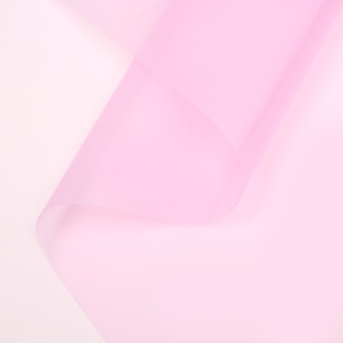 Пленка для цветов  Пленка для цветов "Хрусталь", светло-розовый, 58 см х 5 м