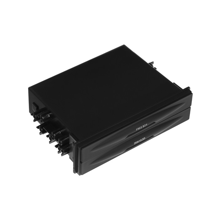 Универсальный подстаканник и органайзер пространства 1DIN, черный Универсальный подстаканник и органайзер пространства 1DIN, черный