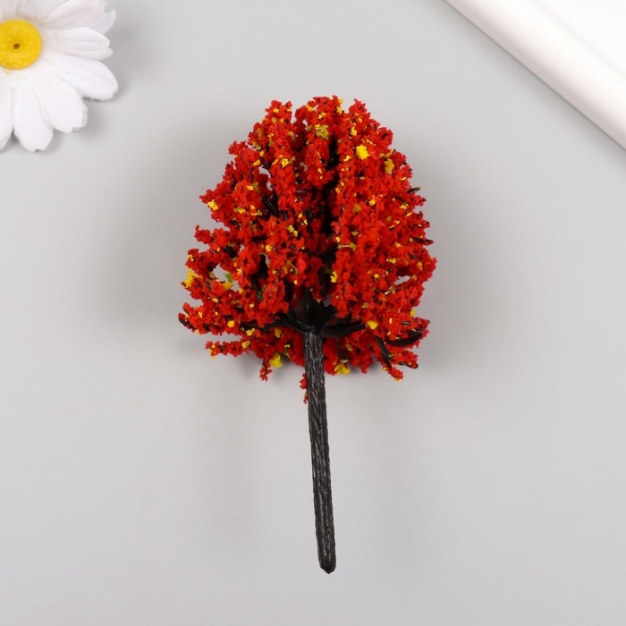 Искусственное растение для творчества пластик Искусственное растение для творчества пластик "Осенняя листва" 12 см