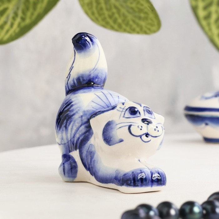 Сувенир «Котик», гжель Сувенир «Котик», гжель