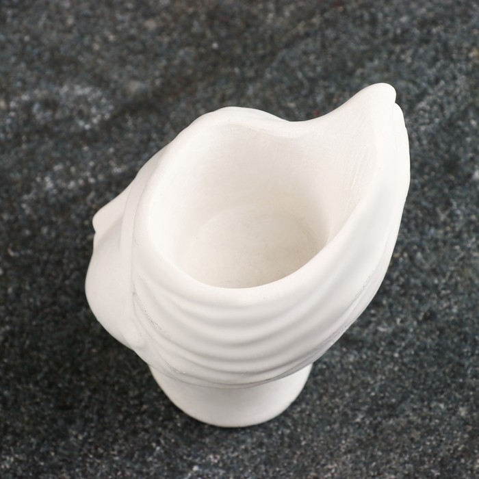 Фигурное кашпо  Фигурное кашпо "Гречанка" перламутр, 11х10х10см