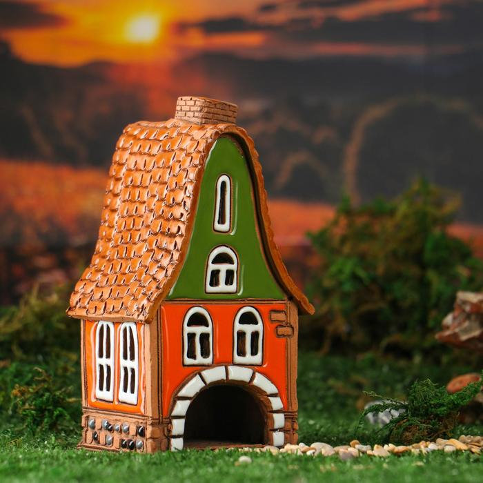 Аромалампа Домик «Колокольчик», ручная работа, микс, 16 см Аромалампа Домик «Колокольчик», ручная работа, микс, 16 см