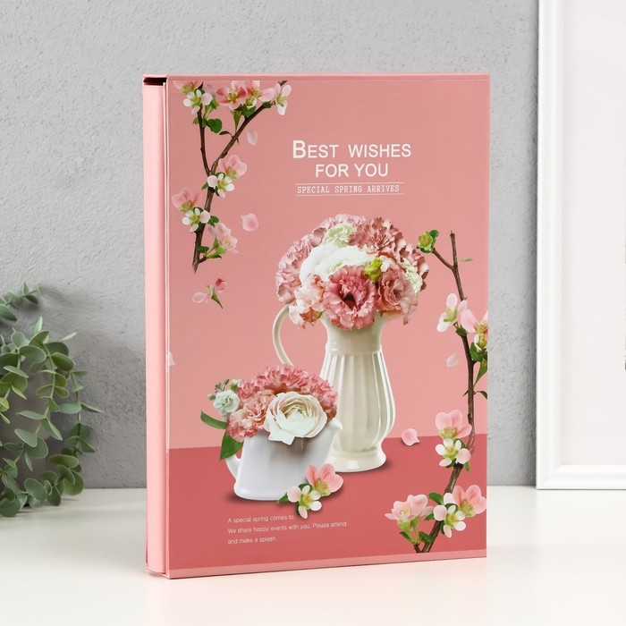 Фотоальбом на 300 фото 10х15 см Фотоальбом на 300 фото 10х15 см "Ранняя весна" МИКС 23,5х5,5х33,5 см