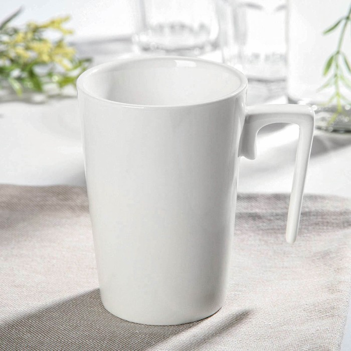 Кружка фарфоровая Wilmax, 320 мл, цвет белый Кружка фарфоровая Wilmax, 320 мл, цвет белый