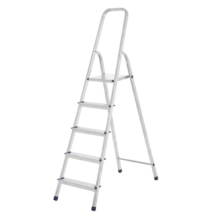 Стремянка ТУНДРА  Стремянка ТУНДРА "ЛАЙТ", алюминиевая, 5 ступеней, 1030 мм