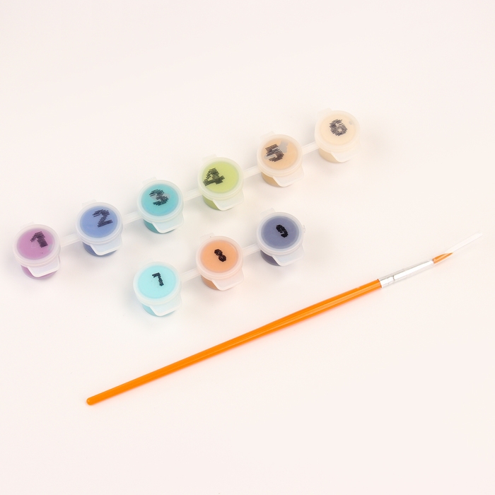 Картина по номерам «Слоник», 20 × 20, на холсте, с подрамником