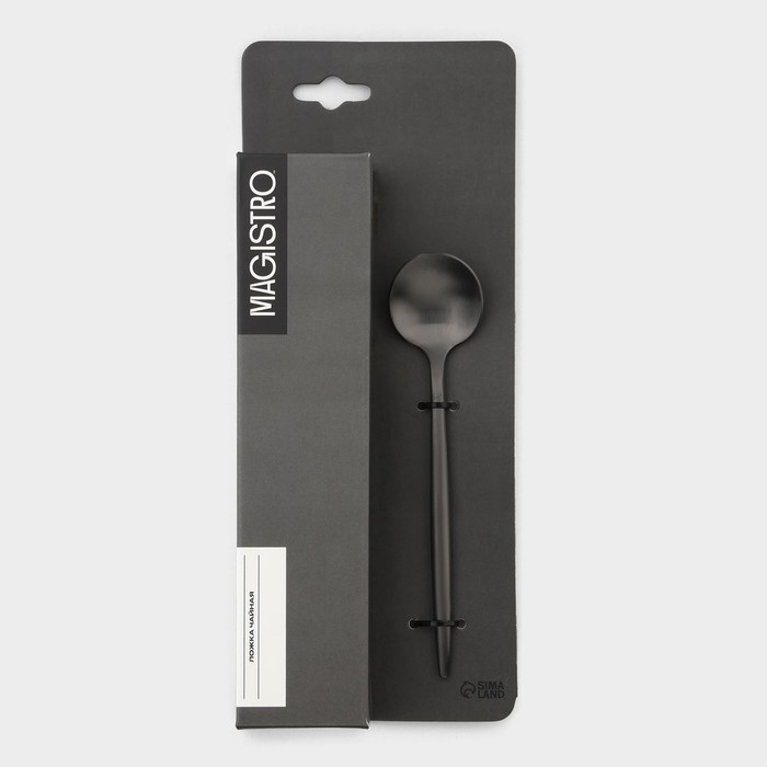 Набор чайных ложек из нержавеющей стали Magistro «Фолк», длина 13,2 см, 6 шт, цвет серебряный Набор чайных ложек из нержавеющей стали Magistro «Фолк», длина 13,2 см, 6 шт, цвет серебряный