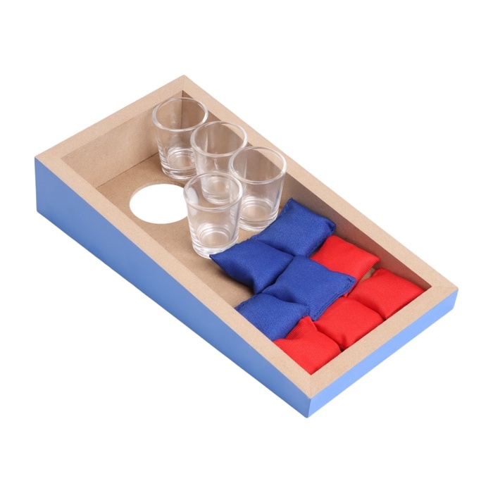 Игра Корнхол алкогольная, 8 подушек, 4 стопки, поле 25.2 х 12.5 х 6 см Игра Корнхол алкогольная, 8 подушек, 4 стопки, поле 25.2 х 12.5 х 6 см