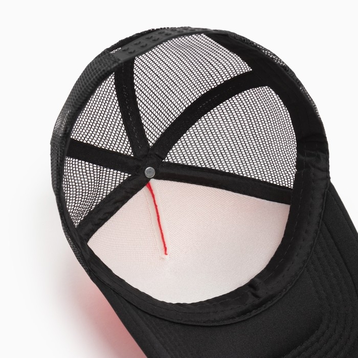 Бейсболка с сеткой MINAKU, цвет красный, размер 56-58 Бейсболка с сеткой MINAKU, цвет красный, размер 56-58