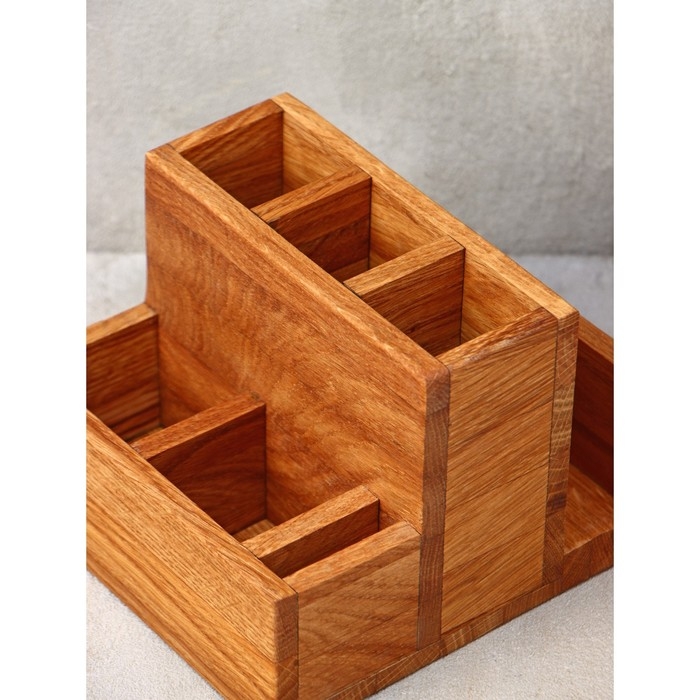 Подставка - салфетница Adelica, 14×15×12 см, дуб