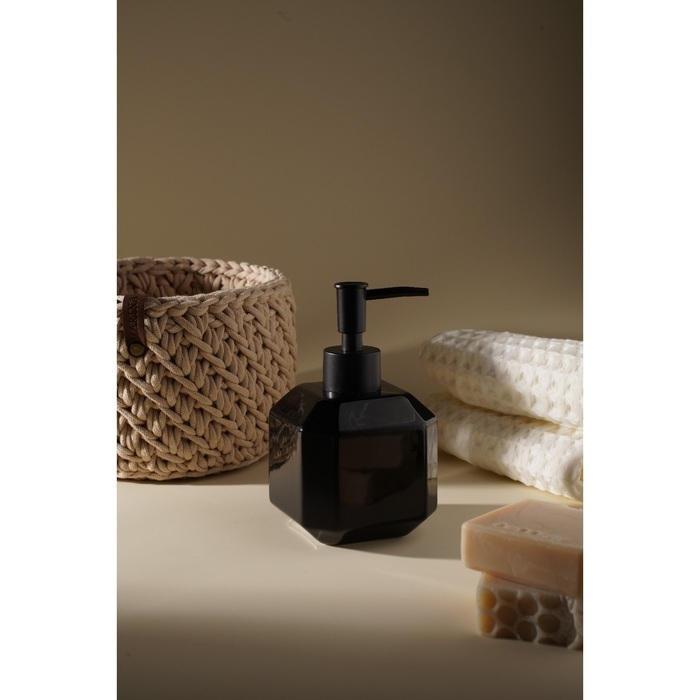 Дозатор для жидкого мыла SL Home «Артемида», 380 мл, цвет черный Дозатор для жидкого мыла SL Home «Артемида», 380 мл, цвет черный