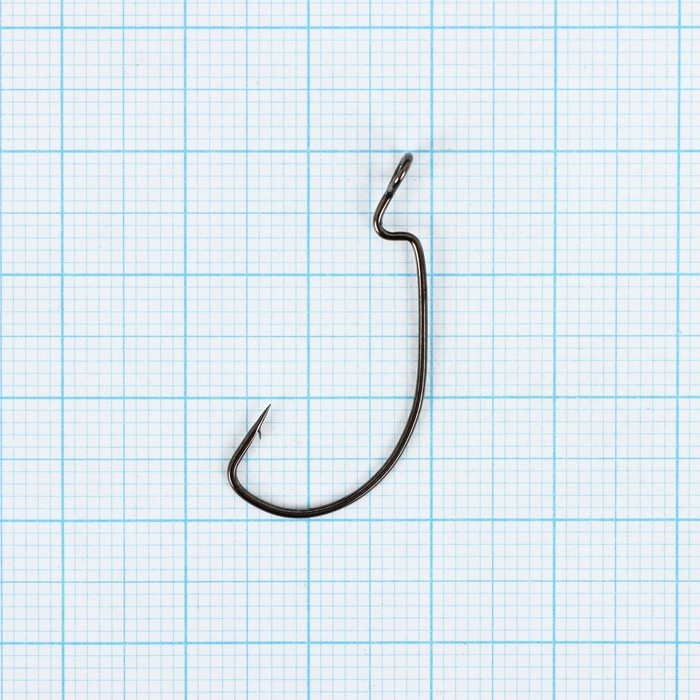 Крючки офсетные YUGANA Wide range worm big eye, № 6, 4 шт. Крючки офсетные YUGANA Wide range worm big eye, № 6, 4 шт.