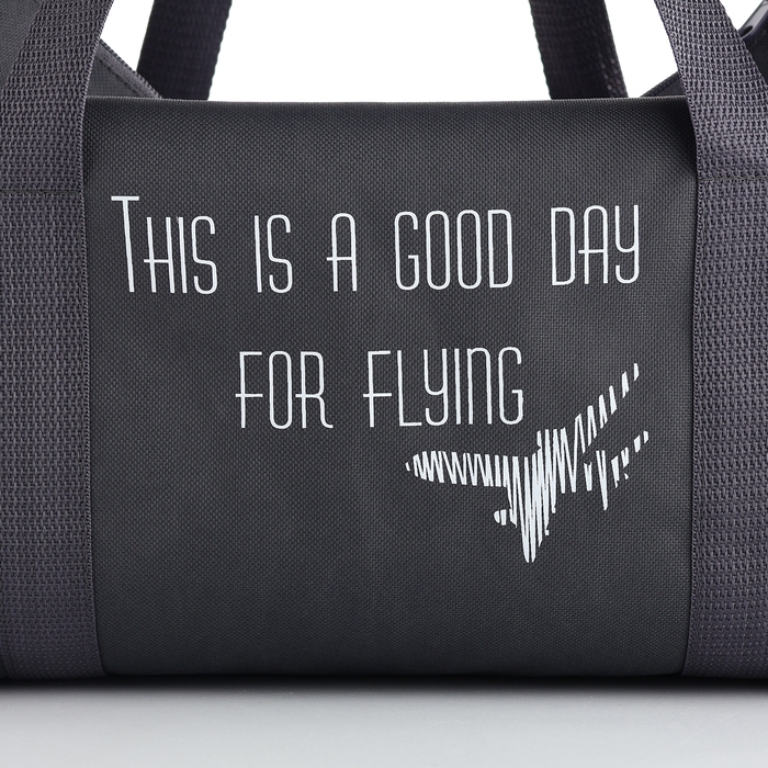 Сумка дорожная, TEXTURA, маленький размер, цвет серый Сумка дорожная, TEXTURA, маленький размер, цвет серый