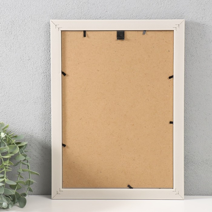 Фоторамка пластик формат А4 Фоторамка пластик формат А4 "Кирпичная кладка" серая 34,8х25 см