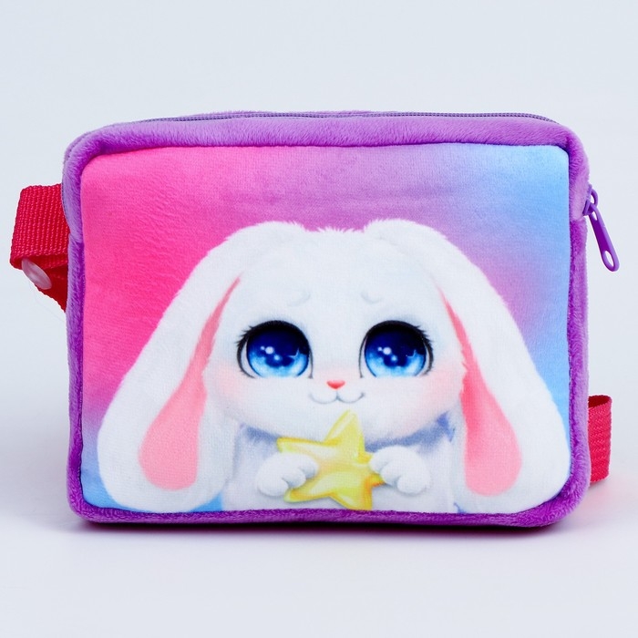 Сумка детская "Зайчонок", плюшевая