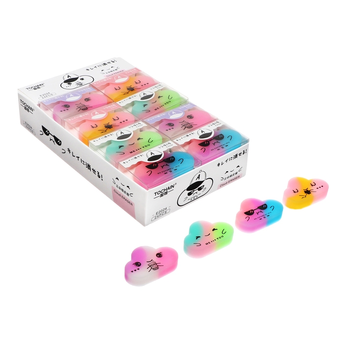 Ластик фигурный Calligrata Ластик фигурный Calligrata "Мордочка", МИКС