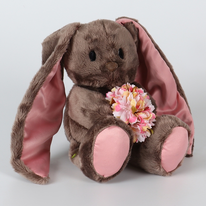 Мягкая игрушка «Li с цветами», заяц, 25 см Мягкая игрушка «Li с цветами», заяц, 25 см