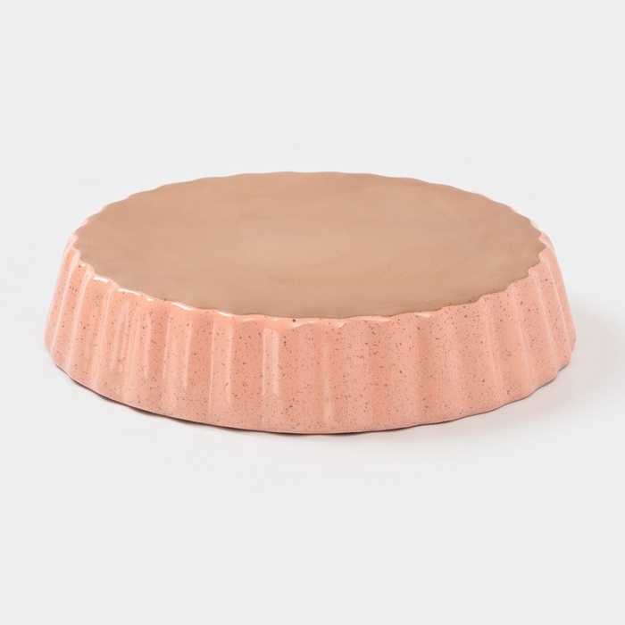 Форма для запекания Борисовская керамика «Фламинго», 2,5 мл, 28×6 см, розовая Форма для запекания Борисовская керамика «Фламинго», 2,5 мл, 28×6 см, розовая