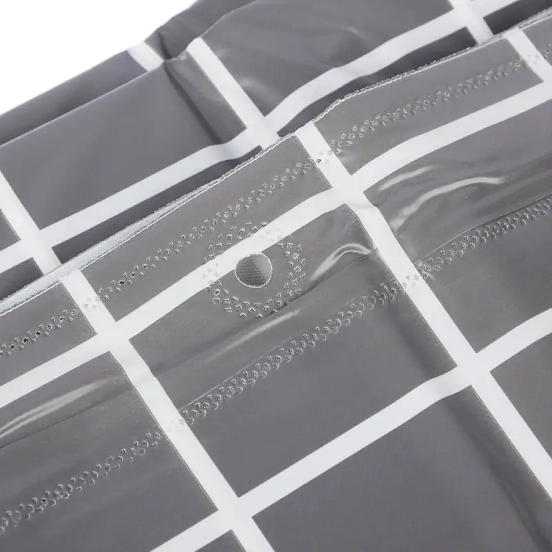 Шторка для ванной тм VETTA Квадро, ПЕВА 60г/м2, 180x200см, серый цвет