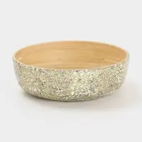 Салатник, 25&times;25&times;8 см, бамбук