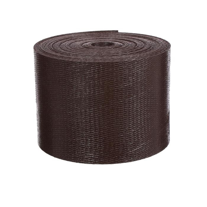 Лента бордюрная, 10 см × 10 м, толщина 1.2 мм, пластиковая, коричневая, Greengo Лента бордюрная, 10 см × 10 м, толщина 1.2 мм, пластиковая, коричневая, Greengo