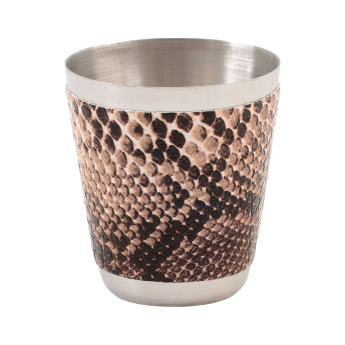 Подарочный набор 6 в 1 Подарочный набор 6 в 1 "Питон": фляжка 240 мл, воронка, 4 рюмки, коричневый