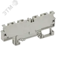 ARMAFIX Клемма пружинная CX4-4 4мм2 четырехконтактная серая IEK