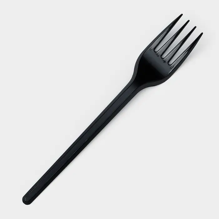 Вилки одноразовые Не ЗАБЫЛИ!, набор 6 шт., пластик, 15.5 см, столовая, чёрная Вилки одноразовые Не ЗАБЫЛИ!, набор 6 шт., пластик, 15.5 см, столовая, чёрная