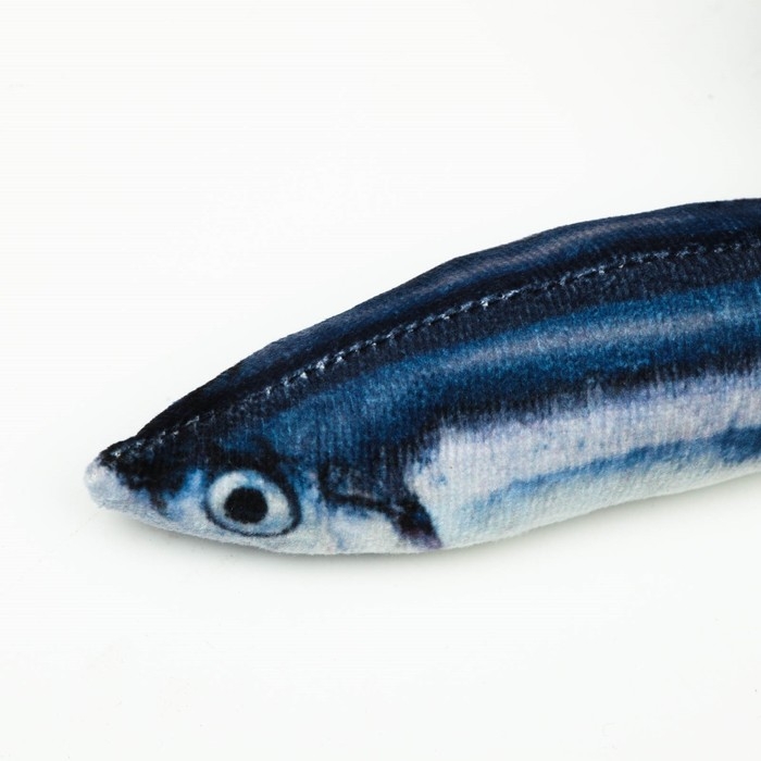 Игрушка  Игрушка "Рыба моей мечты!" с кошачьей мятой, сайра, 20 см