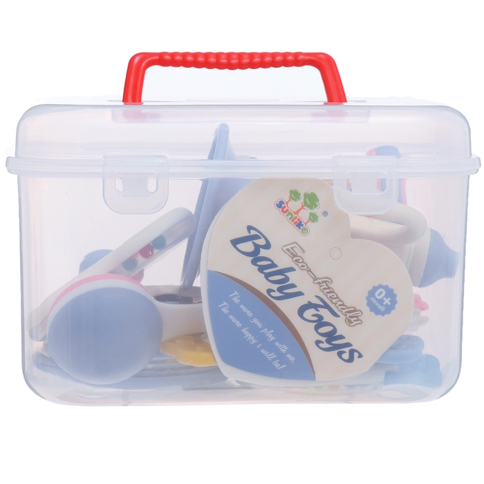 Набор погремушек с прорезывателями «Лаванда», цвета МИКС