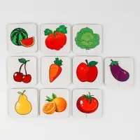 Картинки-половинки &laquo;Овощи-фрукты&raquo;