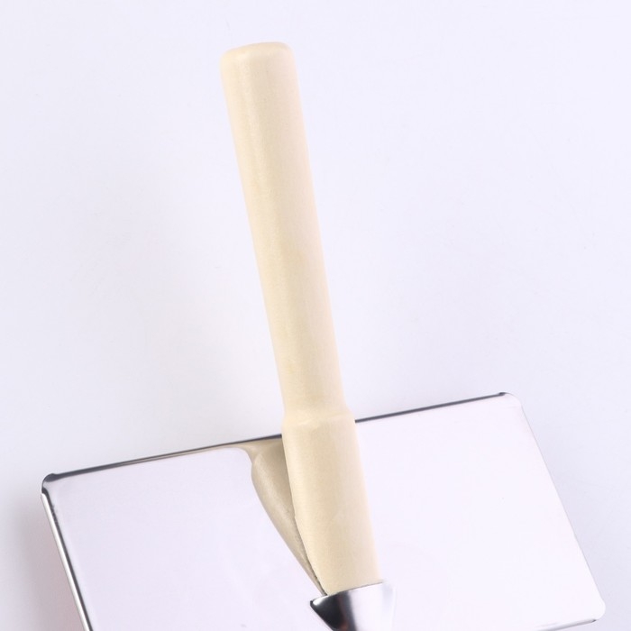 Пуходерка Wood большая узкая без капель, деревянная ручка, 12 х 13 см, микс Пуходерка Wood большая узкая без капель, деревянная ручка, 12 х 13 см, микс