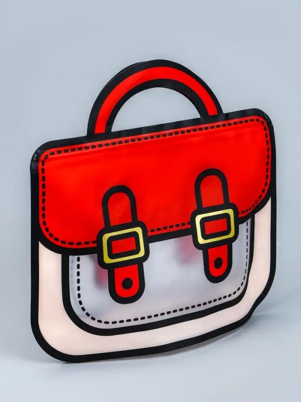 Пакет подарочный, &laquo;Портфель&raquo;, с zip-lock застежкой, 20&times;19+6 см