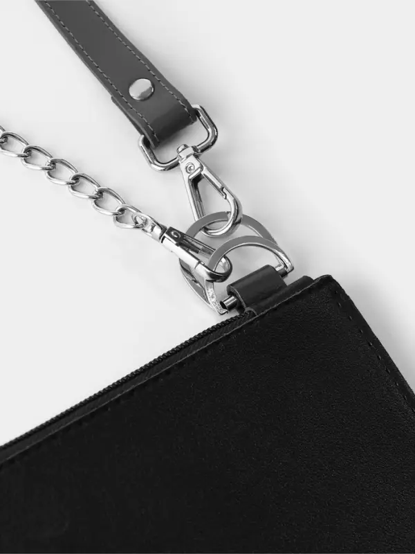 Полукольцо для сумок двойное, d=25 мм, толщина - 2.5 мм, 2 шт., цвет серебряный