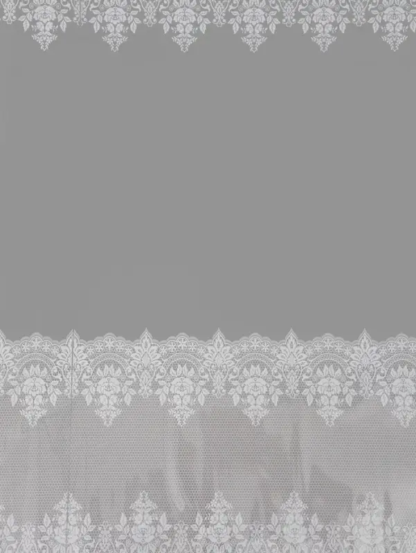 Плёнка для цветов &laquo;Ажур&raquo;, прозрачная/белая, 0.6&times;9.3&plusmn;5% м, 40 мкм, 200 г