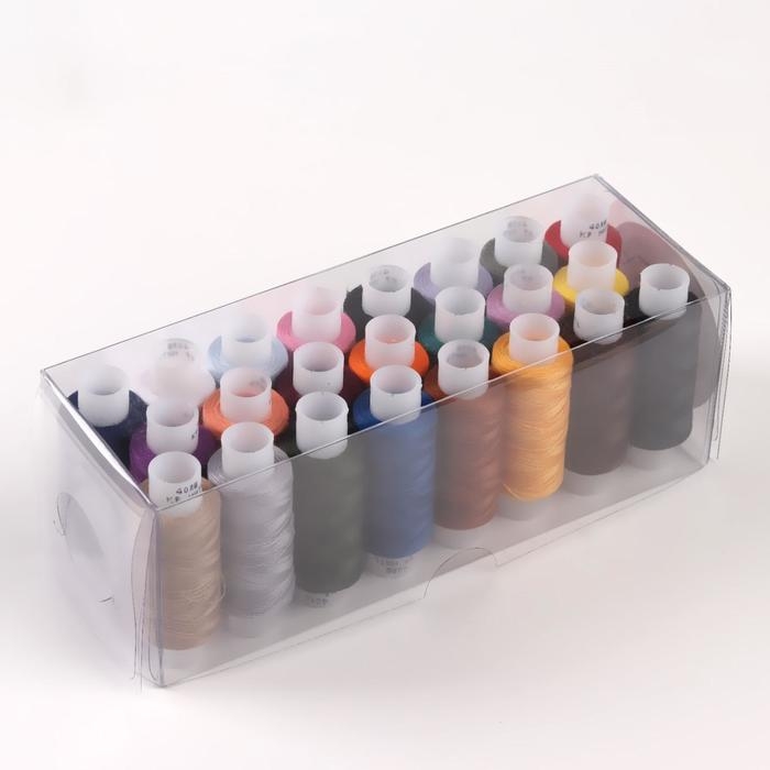 Набор ниток 40ЛШ, 170 м, 23 шт, цвет разноцветный Набор ниток 40ЛШ, 170 м, 23 шт, цвет разноцветный