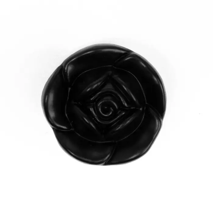 Ручка кнопка ТУНДРА Rose 01, черная