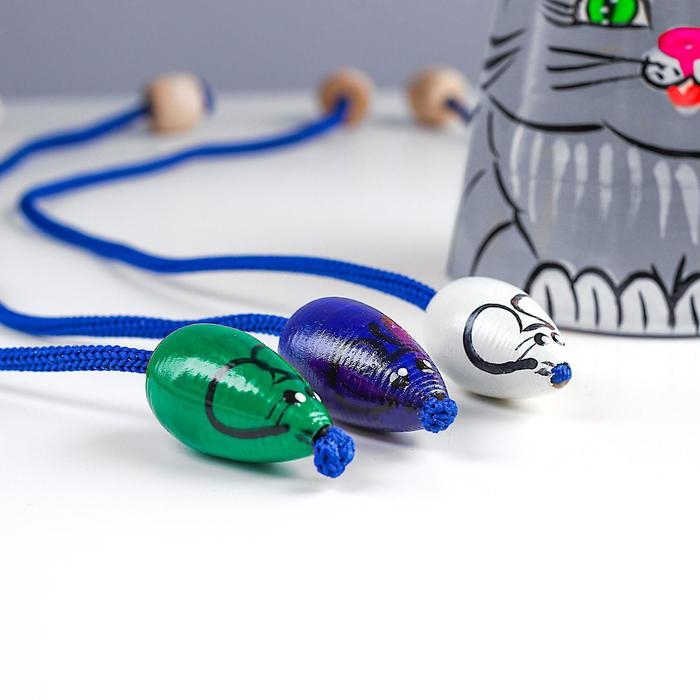 Настольная игра детская «Кошки-мышки», серый кот Настольная игра детская «Кошки-мышки», серый кот