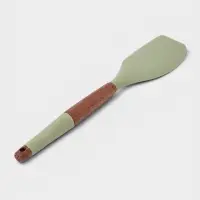 Лопатка кухонная &laquo;Сильвуд&raquo;, 29.8&times;6 см, силикон, зелёная
