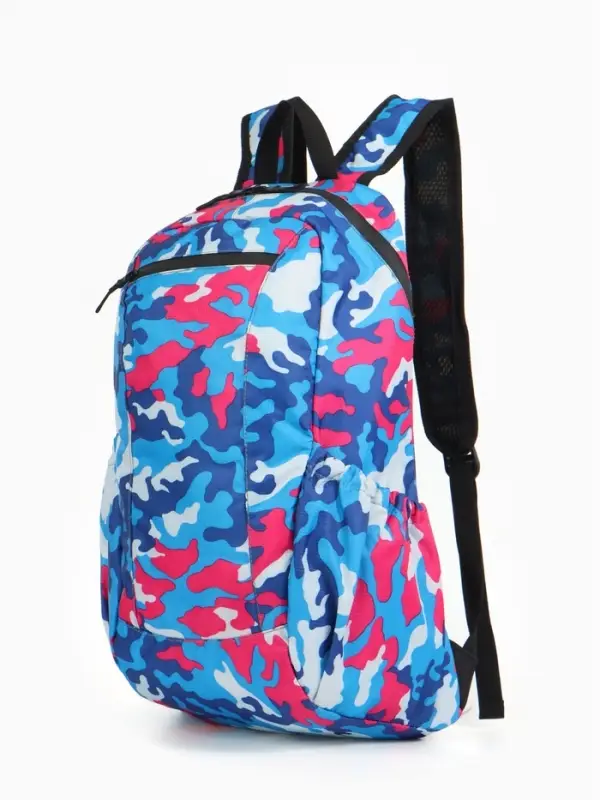 Рюкзак походный, водонепроницаемый, 14 л, с карманами, голубой