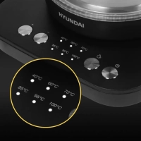 Чайник HYK-G5506 черный-серебристый, 1.7л, мощность 2200Вт