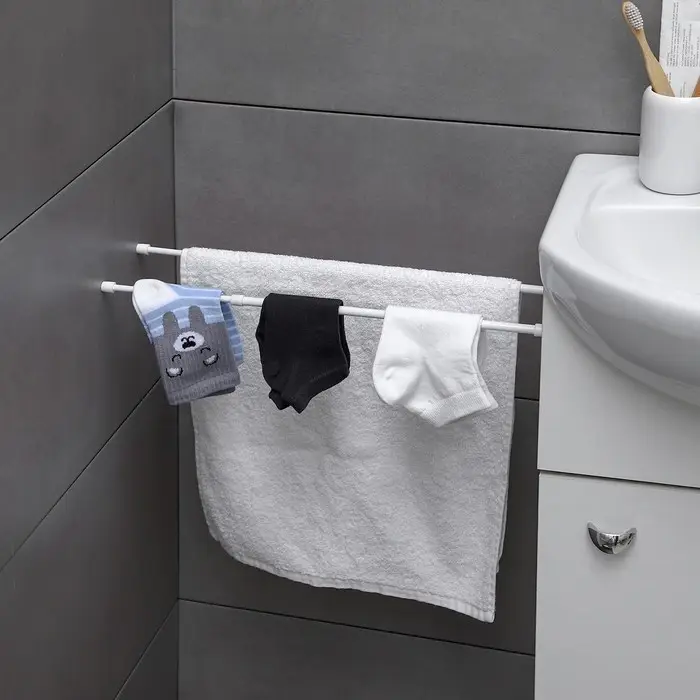 Карнизы универсальные, 2 шт., 60-95 см, белые