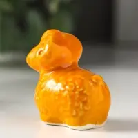 Статуэтка фарфоровая &laquo;Фигурка: Барашка&raquo;, эффектарная глазурь, 5 см