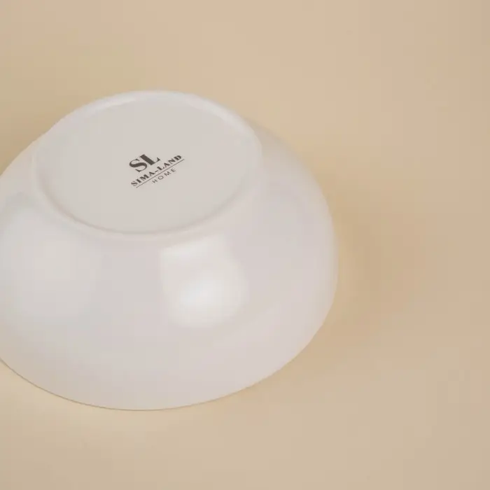 Салатники SL Home &laquo;Гатто&raquo;, 1.1 л, d=18.5 см, набор 2 шт., фарфор, белые