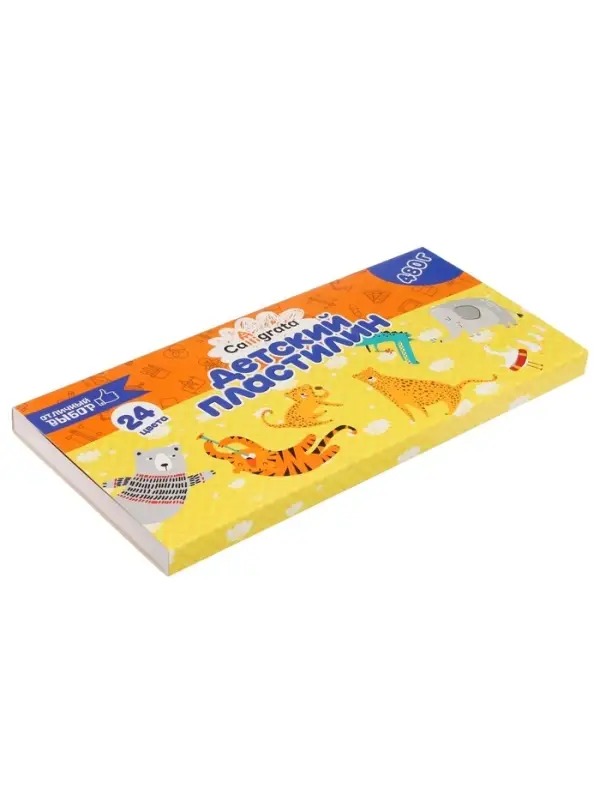 Пластилин Calligrata, 24 цвета, 480 г Пластилин Calligrata, 24 цвета, 480 г