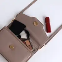 Сумка женская мессенджер на магнитах, 20&times;4&times;13 см, серая